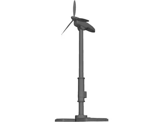 Windmill Turbine 3D Model