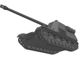 Panzerjager Nashorn 3D Model