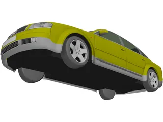 Audi A6 (2002) 3D Model