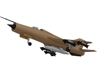 MiG-21 3D Model