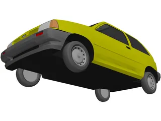 Ford Festiva (1987) 3D Model