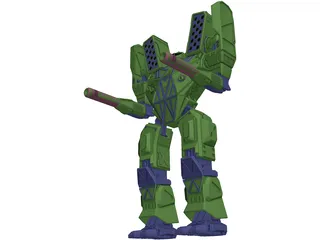 Mauler Battletech 3D Model