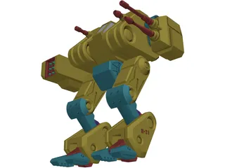 Thanatos Battletech 3D Model