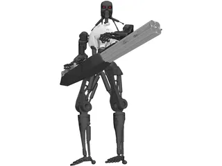 T-800A Dark Hunter 3D Model