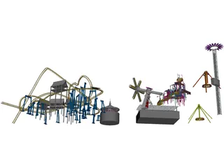 Amusement Park 3D Model