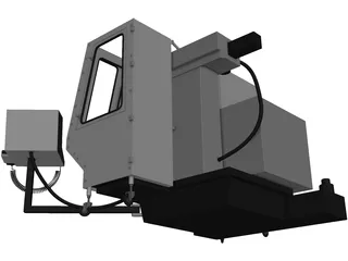 Milling Machine VHF-680 3D Model