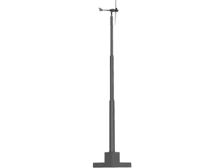 Wind Turbine 16 kW 3D Model