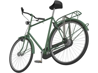 City Bicycle 3D Model