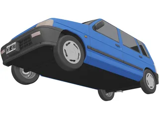 Daewoo Tico SX (1998) 3D Model