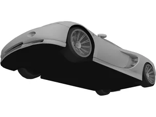 Ascari KZ1 Spyder 3D Model
