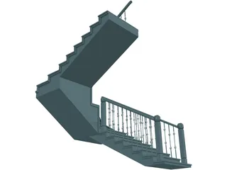 Staircase 3D Model