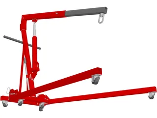 Engine Hoist 3D Model