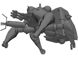 Tachikoma Robot 3D Model