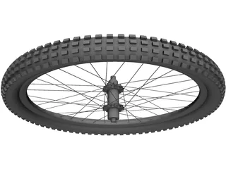 MTB 26 Inch Rear Wheel 3D Model