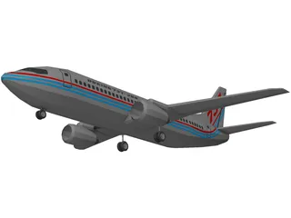 Boeing 737-300 3D Model