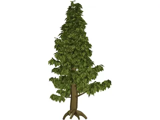 Needle Tree 3D Model