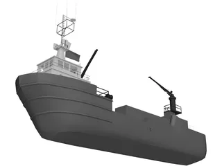 Fishing Ship 3D Model