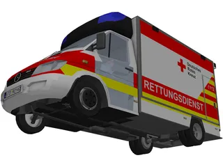 Mercedes-Benz Sprinter Ambulance 3D Model