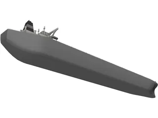 Cargo Ship 3D Model