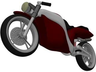 Racing Motorbike Concept 3D Model