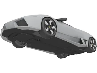 Lamborghini Reventon Roadster (2010) 3D Model