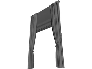 Curtain 3D Model