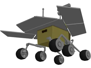 NASA Mars Rover 3D Model