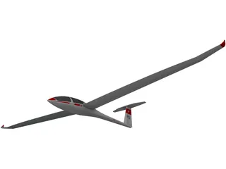 Glider 3D Model