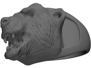 Ring Bear 3D Model
