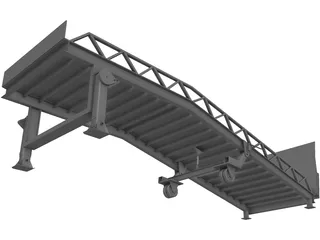 Forklift Ramp 3D Model