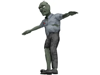 Zombie Rig 3D Model