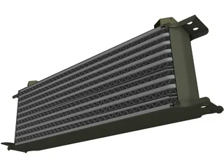 Oil Cooler 3D Model