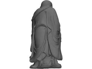 Buddha Statue 3D Model