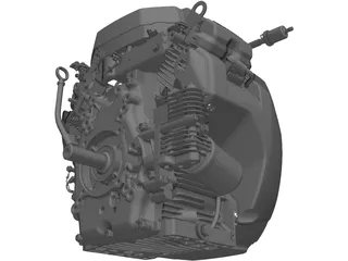 Honda GX690 Engine 3D Model