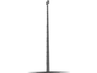 Cell Tower 24 Meters 3D Model