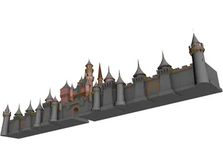 Disney World 3D Model