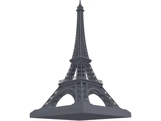 Eiffel Tower 3D Model