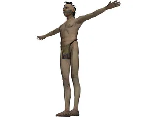 Tribesman 3D Model