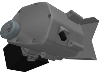 Tomos APN 6 Engine 3D Model