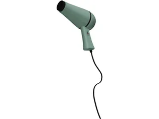 Hairdryer 3D Model