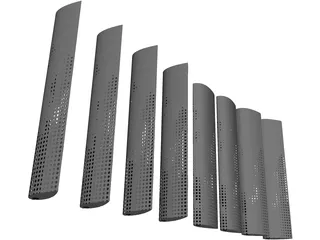 Illuminated Louvers 3D Model