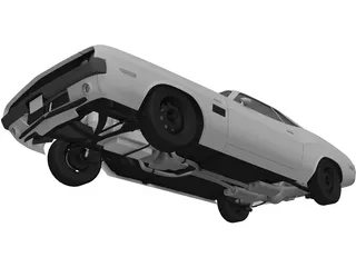 Dodge Challenger TA (1970) 3D Model