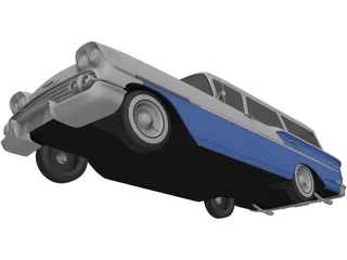 Chevrolet Nomad (1958) 3D Model