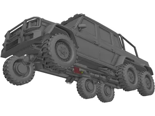 Mercedes-Benz G63 6x6 AMG 3D Model