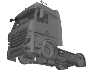 Mercedes-Benz Actros 3D Model