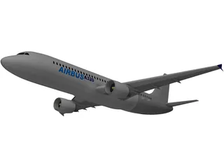 Airbus A320 3D Model