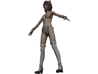 Japan Girl 3D Model
