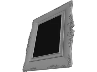 Classic Photo Frame 3D Model