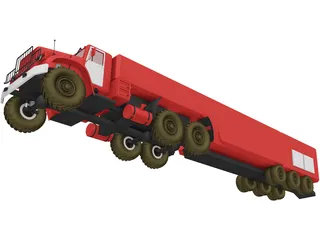 Kraz-6443 3D Model