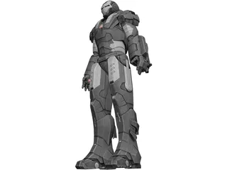 Iron Man War Machine 3D Model